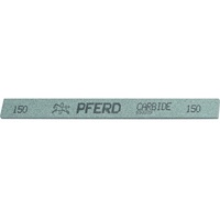 Pferd Polierstein vierkant 13x3x150mm SiC150 für harte Materialien im