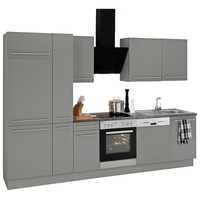 OPTIFIT Küchenzeile Bern 300 cm grau