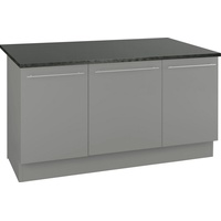 OPTIFIT Kücheninsel Bern 160 cm grau