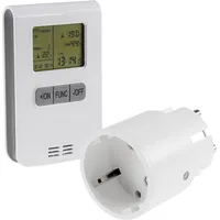 ChiliTec Thermostat Funk Set mit Steckdose Funksteckdose mit Temperatur