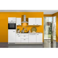 OPTIFIT Küchenzeile Faro 270 cm weiß