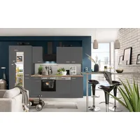 OPTIFIT Küchenzeile Parma 300 cm braun