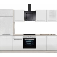 OPTIFIT Küchenzeile Bern 270 cm weiß hochglänzend