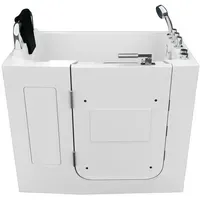 AcquaVapore S08WP-TH-A-L Sitzwanne Badewanne mit Tür 68 x 110