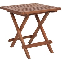 Spetebo Gartentisch - 50x50 cm - Klapptisch Beistelltisch, aus