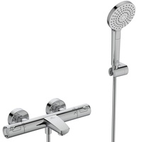 Ideal Standard Badethermostat Aufputz Ceratherm T50 mit Handbrauseset Chrom