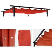 MCW Ersatzbezug Dach Pergola C42 3x3m Terracotta