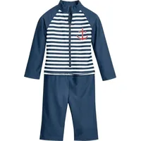 Playshoes UV-Schutz Einteiler Maritim 1/1 Arm in Marine/weiß |