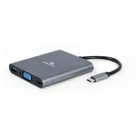 Gembird A-CM-COMBO6-01 - Dockingstation - USB-C® (USB 3.2 Gen