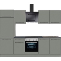 OPTIFIT Küchenzeile Bern 270 cm grau