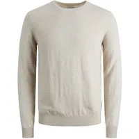 JACK & JONES Emil Knit Noos Pullover - Oatmeal