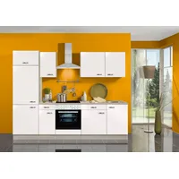 OPTIFIT Küchenzeile Faro 270 cm weiß