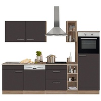 OPTIFIT Küchenzeile Kalmar 270 cm grau