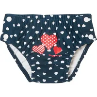 Playshoes UV-Schutz Windelhose Herzen zum Knöpfen 74/80