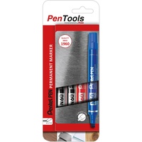 Pentel Permanentmarker farbsortiert 1,5 - 7,0 mm, 4 St.