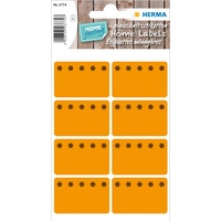 Herma Tiefkühletiketten Eiskristalle, 26x40mm, orange 6 Blatt 3774