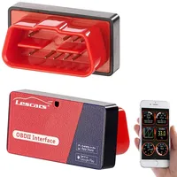Lescars OBD2-Adapter mit ELM327-Chip und Bluetooth: für iOS und