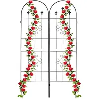 Relaxdays Rankgitter, 2er Set, HxB 180 x 50 cm,