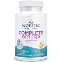 Nordic Naturals Complete Omega 565 mg 60 softgels Lemon