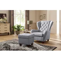 Home Affaire Ohrensessel Alexandra Samtvelours 92 x 103 x