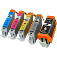 Ampertec kompatibel zu Canon PGI-550XL schwarz + CLI-551XL color