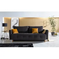 INOSIGN Schlafsofa Nordic metallic, mit Federkern und Metallbeinen, Steppung