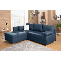 Home Affaire Ecksofa »Italia L-Form«, mit Bettfunktion und Bettkasten,