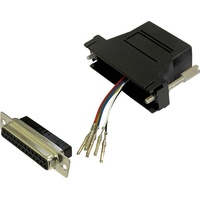 BKL Electronic 10121125 Adapter D-SUB-Buchse 25pol. - RJ12-Buchse Single