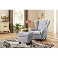 Home Affaire Ohrensessel Alexandra Samtvelours 92 x 103 x