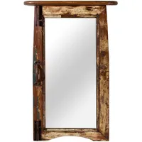 Woodkings Woodkings® Holz Spiegel Fenster Design 45x68 recyceltes Altholz