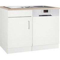 Kochstation Spülenschrank »KS-Utah«, Breite 110 cm, mit Tür/Sockel für