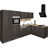 Kochstation Winkelküche »KS-Virginia«, Stellbreite 290/180 cm, ohne E-Geräte grau