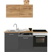 Kochstation Küchenzeile »KS-Kehl«, ohne E-Geräte, Breite 180 cm, für