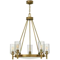 Elstead Lighting Collier pendelleuchte 5x40 W messing HK-COLLIER5