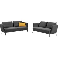 Schöner Wohnen Sofa "Pearl, hochwertig und komfortabel, grau (stone),