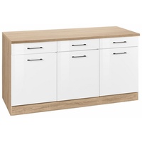 Kochstation Unterschrank »KS-Haiti«, Breite 150 cm weiß