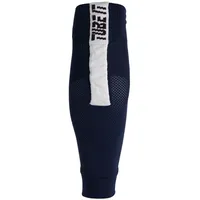 Uhlsport TUBE IT Fußball Sleeve-Stutzen marine/weiss 28-32