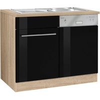 Kochstation Spülenschrank »KS-Eton«, Breite 110 cm, inkl. Tür/Sockel für