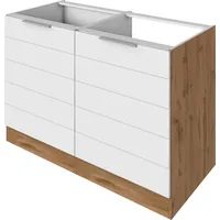 Kochstation Spülenschrank »KS-Luhe«, 120 cm breit, hochwertige MDF-Fronten mit