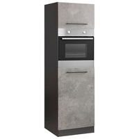 Kochstation Backofen/Kühlumbauschrank »KS-Tulsa«, 60 cm breit, 200 cm hoch,