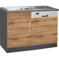Kochstation Spülenschrank »KS-Colmar«, 110 cm, Front und Sockelblende für