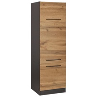 Kochstation Kühlumbauschrank »KS-Tulsa«, 60 cm breit, 200 cm hoch,