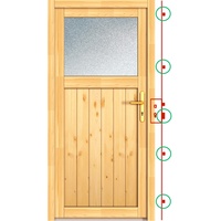 PANTO NET 504-88 rechts 88 x 200 cm Fichte