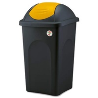 Stefanplast Bascula Multipat, Kunststoff, Schwarz/Gelb, 60 lt