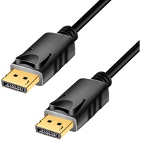 Logilink CD0100 DisplayPort-Kabel 1 m schwarz,