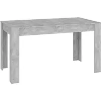 VidaXL Esstisch 140 x 76 x 74,5 cm grau