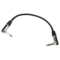 Pronomic Stage INST-A-030 Patchkabel, Winkelstecker, 0,3 m) schwarz