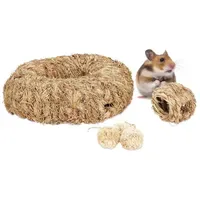 Relaxdays Hamstertunnel 5 tlg. Braun