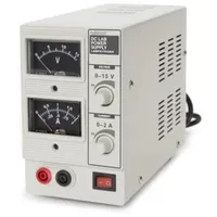 Lab Power Supplies Velleman Labornetzgerät, einstellbar, 0-15 VDC/0-2 A