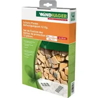 WINDHAGER Schutzplanen Befestigungsset 6 Spannfedern und 6 Holzkrallen L.30